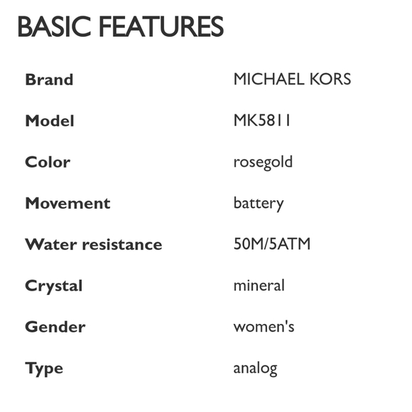 NWT MICHAEL KORS WATCH - MADISON MK5811 W/ CRYSTAL - Picture 12 of 16